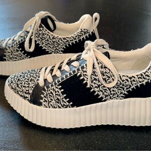 Dolce Vita Black and White Sneakers